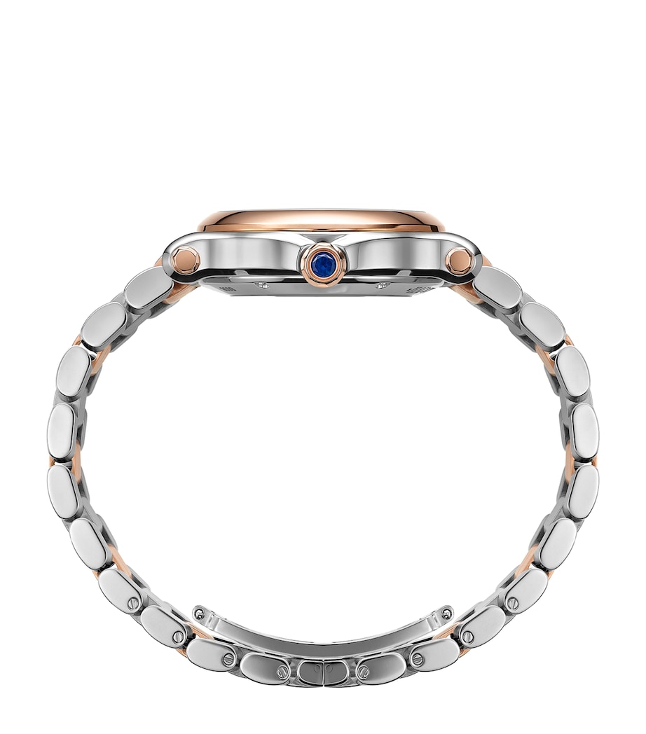 Rose Gold, Stainless Steel and Diamond Happy Sport Automatic Watch 33mm ROSE GOLD/STAINLESS Image 9