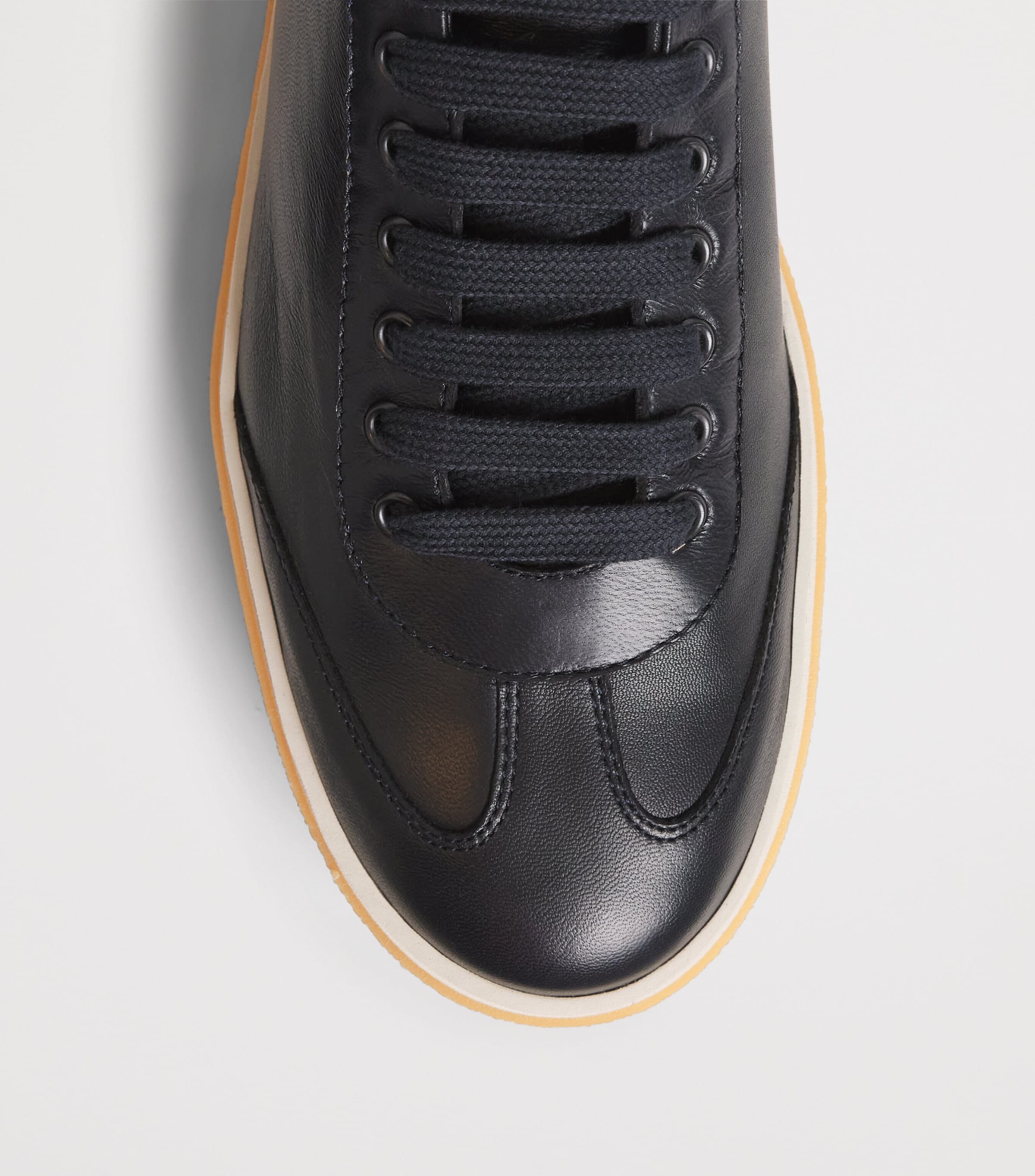 Isaia Leather Sneakers Image 6