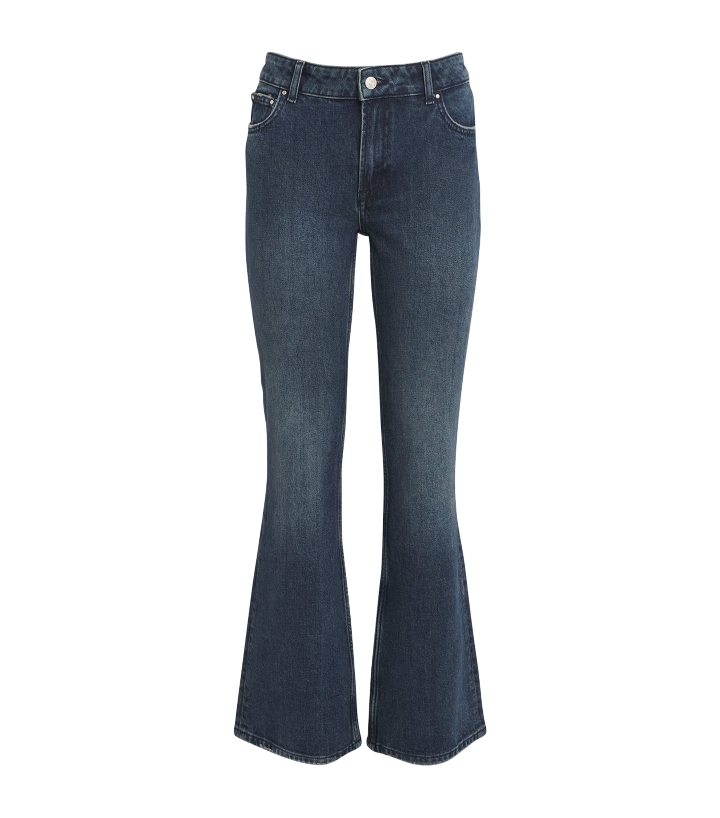 Claudie Pierlot Jean Louis Flared Jeans In Blue