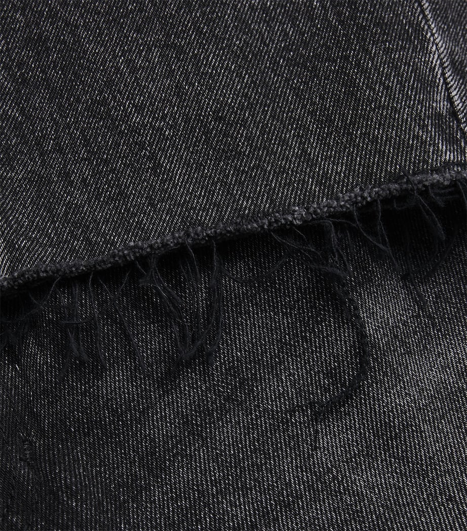 Sandro Paris Womens Barrel Jeans Dark Grey Image 6
