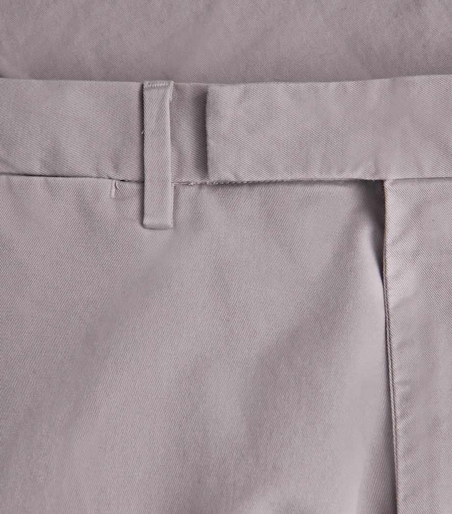 Polo Ralph Lauren Mens Stretch-Cotton Slim Chinos Grey Image 5