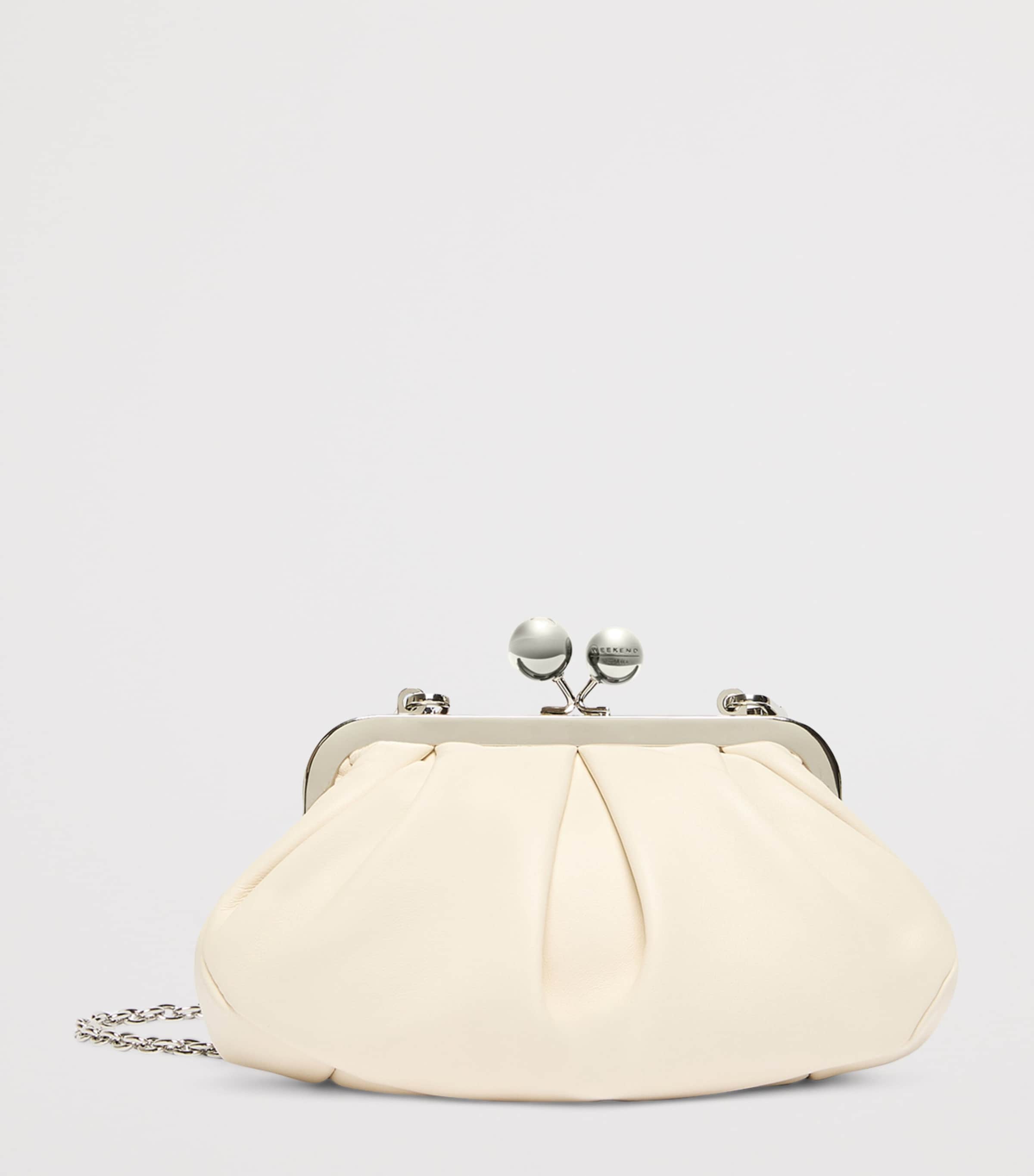 Weekend Max Mara Lambskin Pasticcino Clutch Bag Ivory Image 2