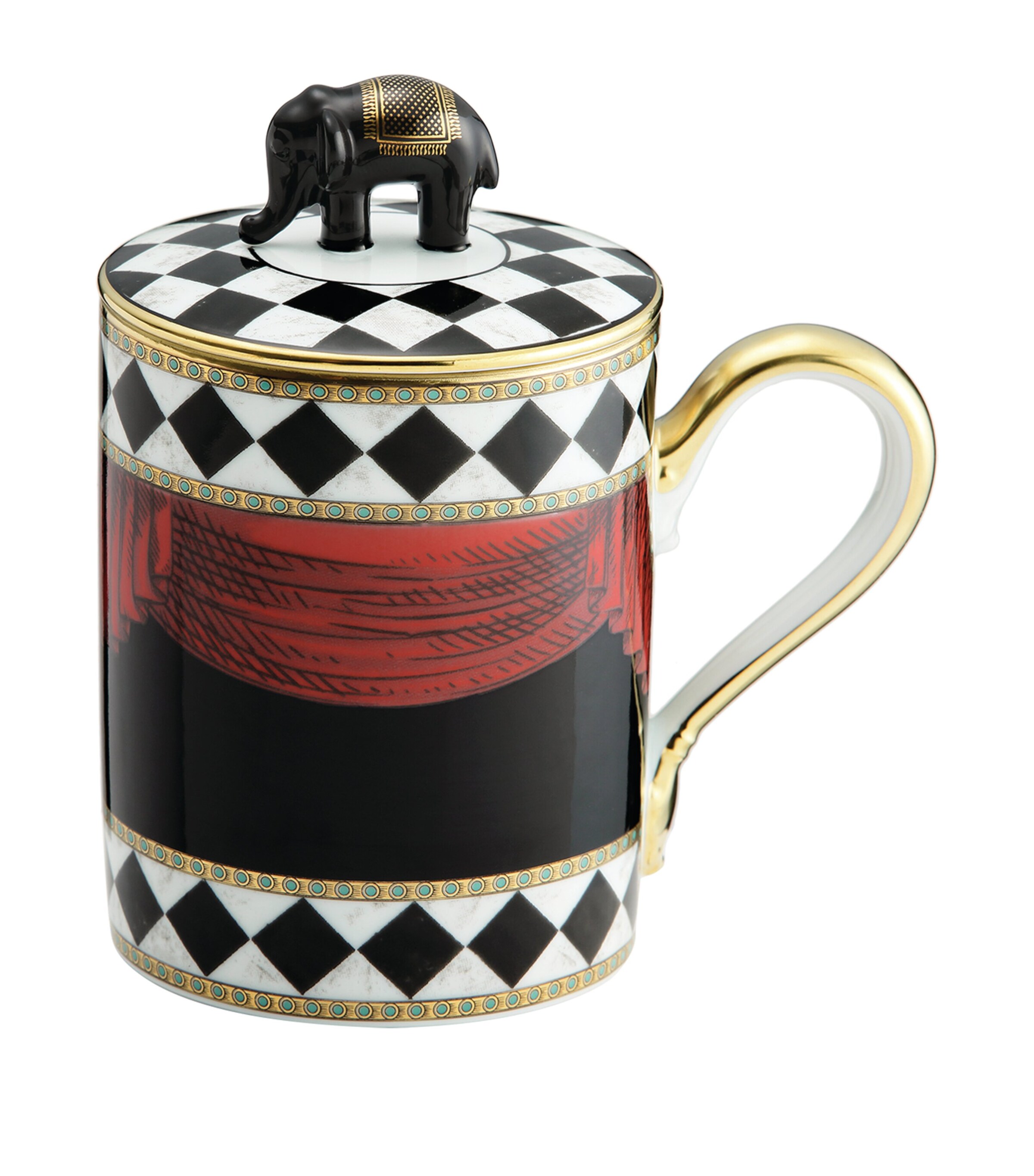 GINORI 1735 Totem Elephant Mug Image 1