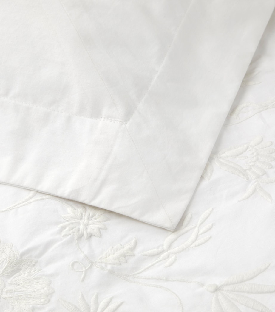 Ralph Lauren Home Meadow Lane Single Duvet Cover (140cm x 200cm) White Image 3