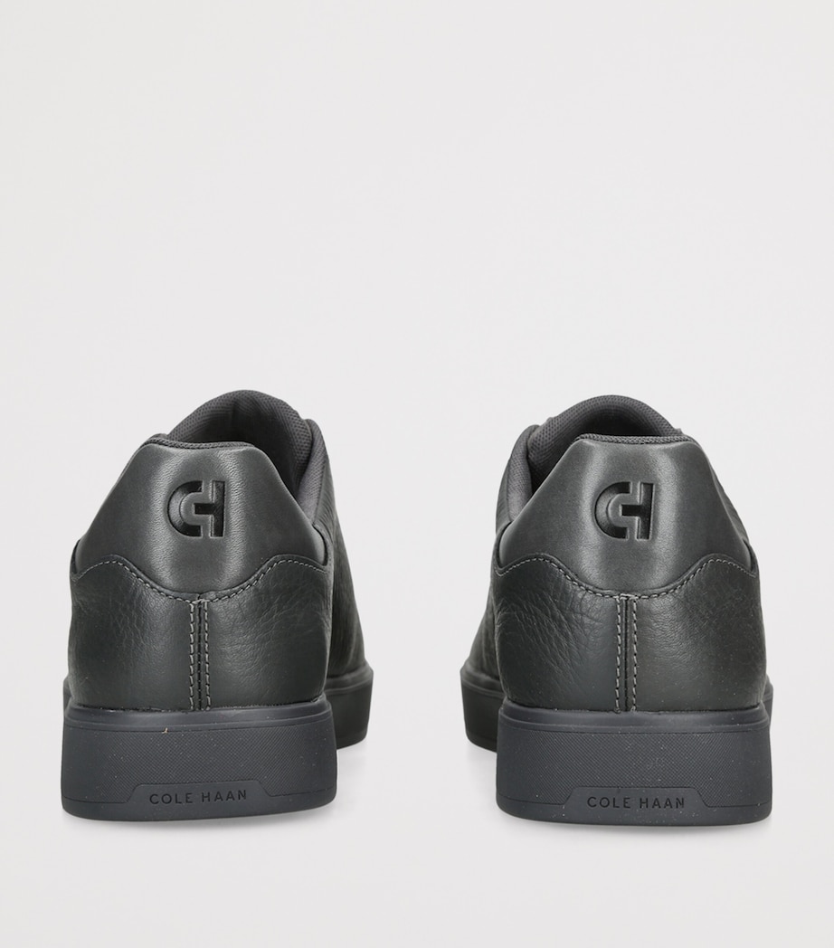 Cole Haan Leather GrandPrø Luxe Slip-On Sneakers Grey/dark Image 4