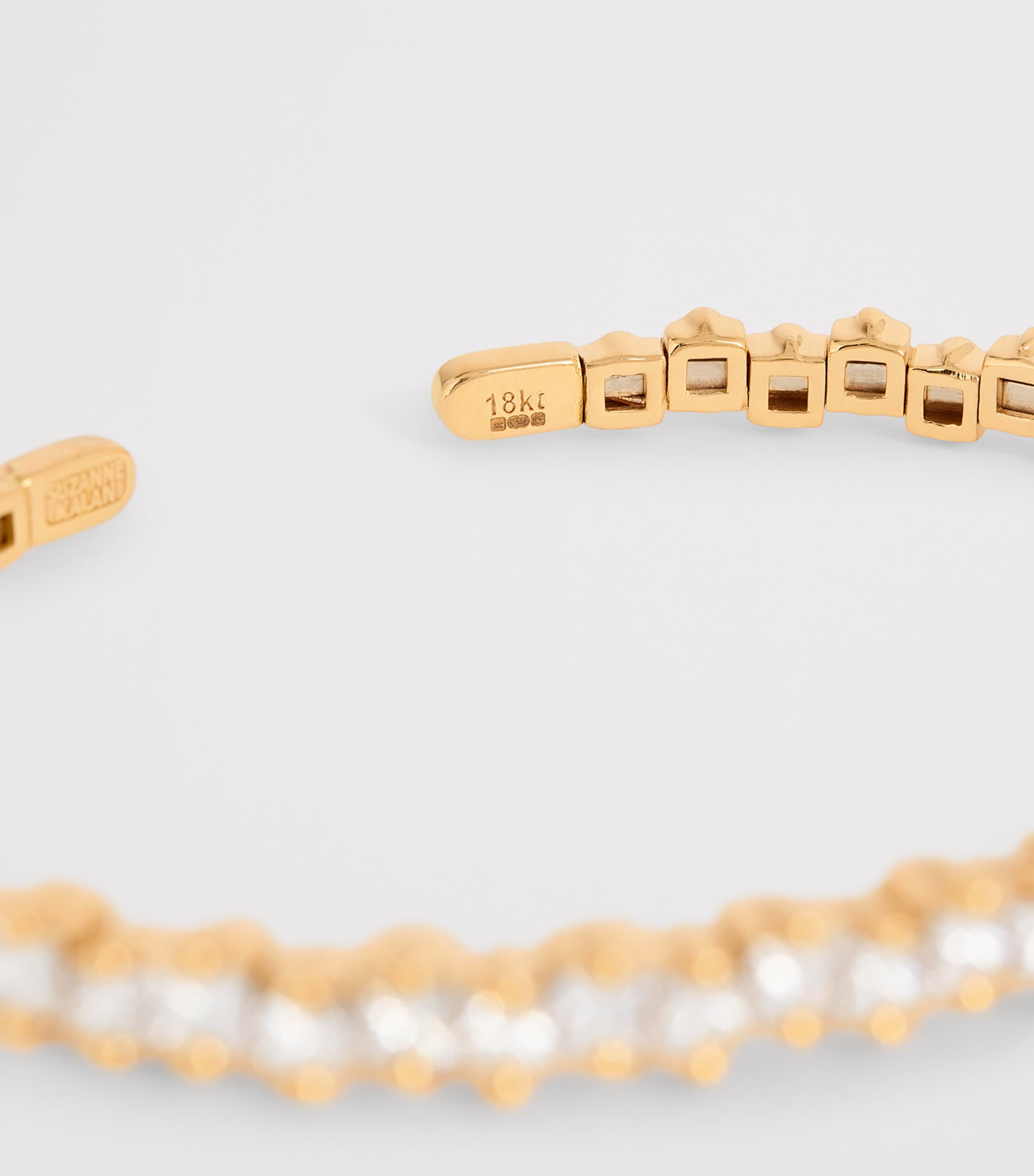 Rose Gold and Diamond Princess Bangle 18K RG/WD Image 5