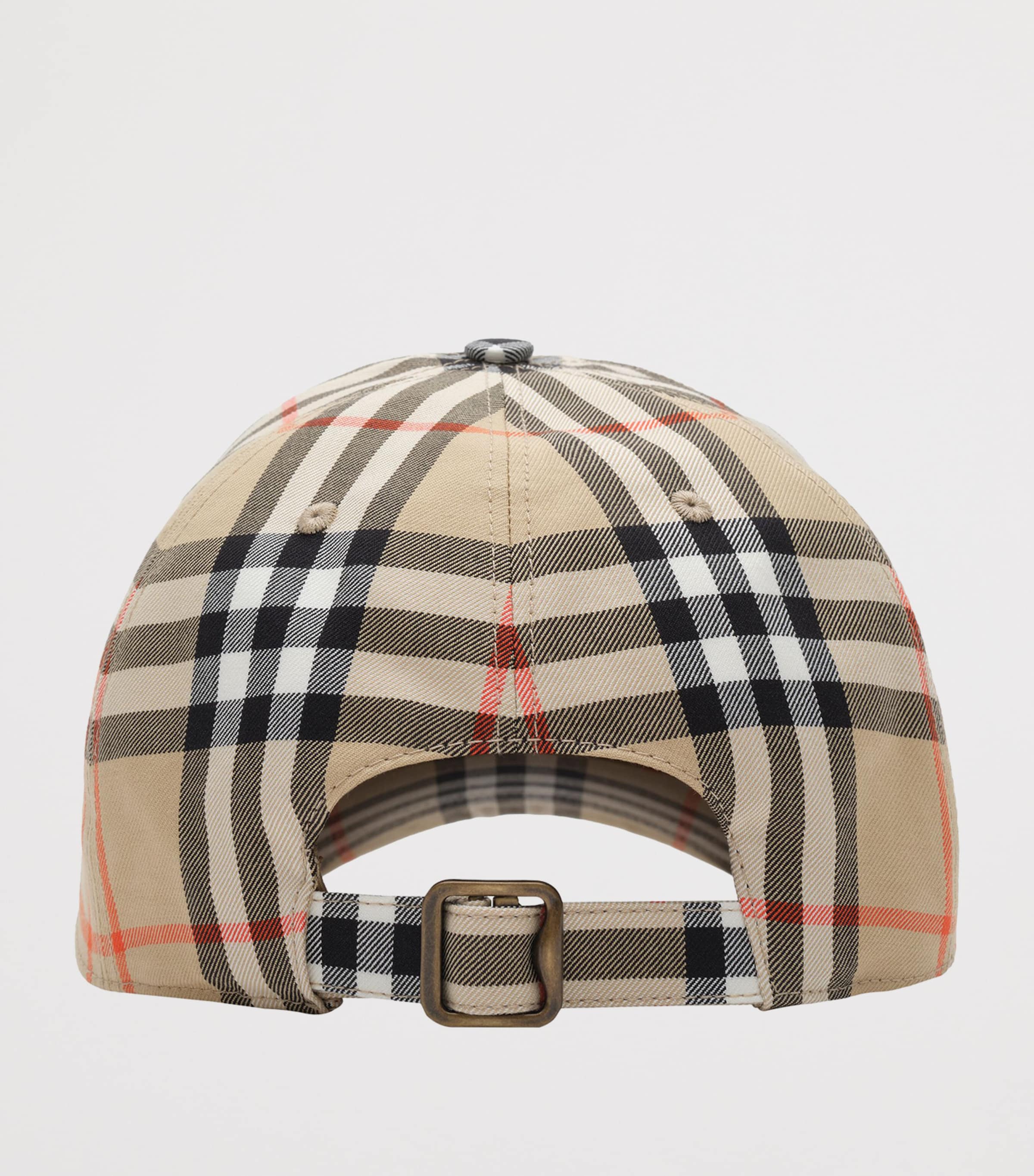Burberry Burberry Check Baseball Cap Sand Ip Check Image 3
