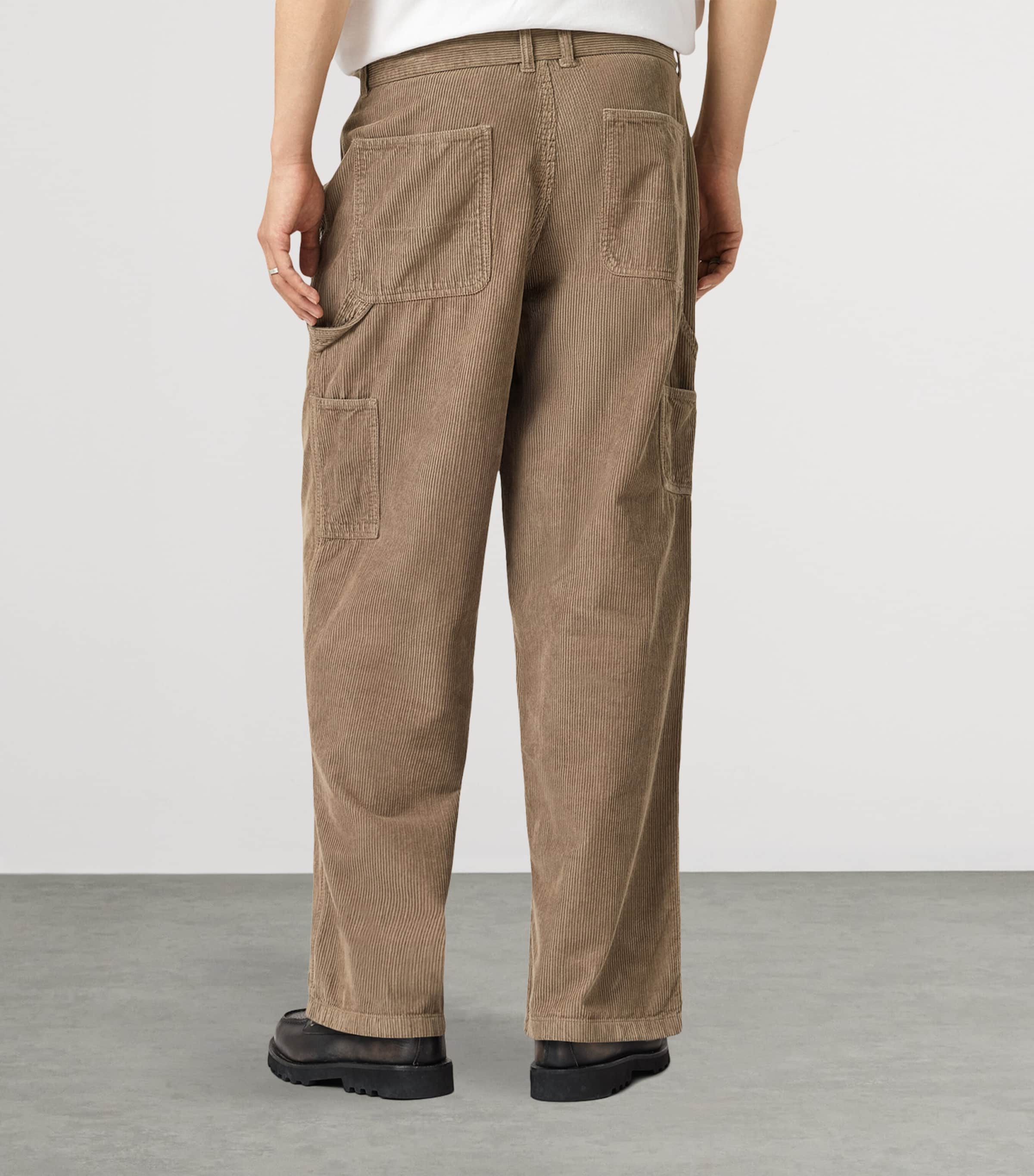 Corduroy Dunstan Trousers GULL BROWN Image 3