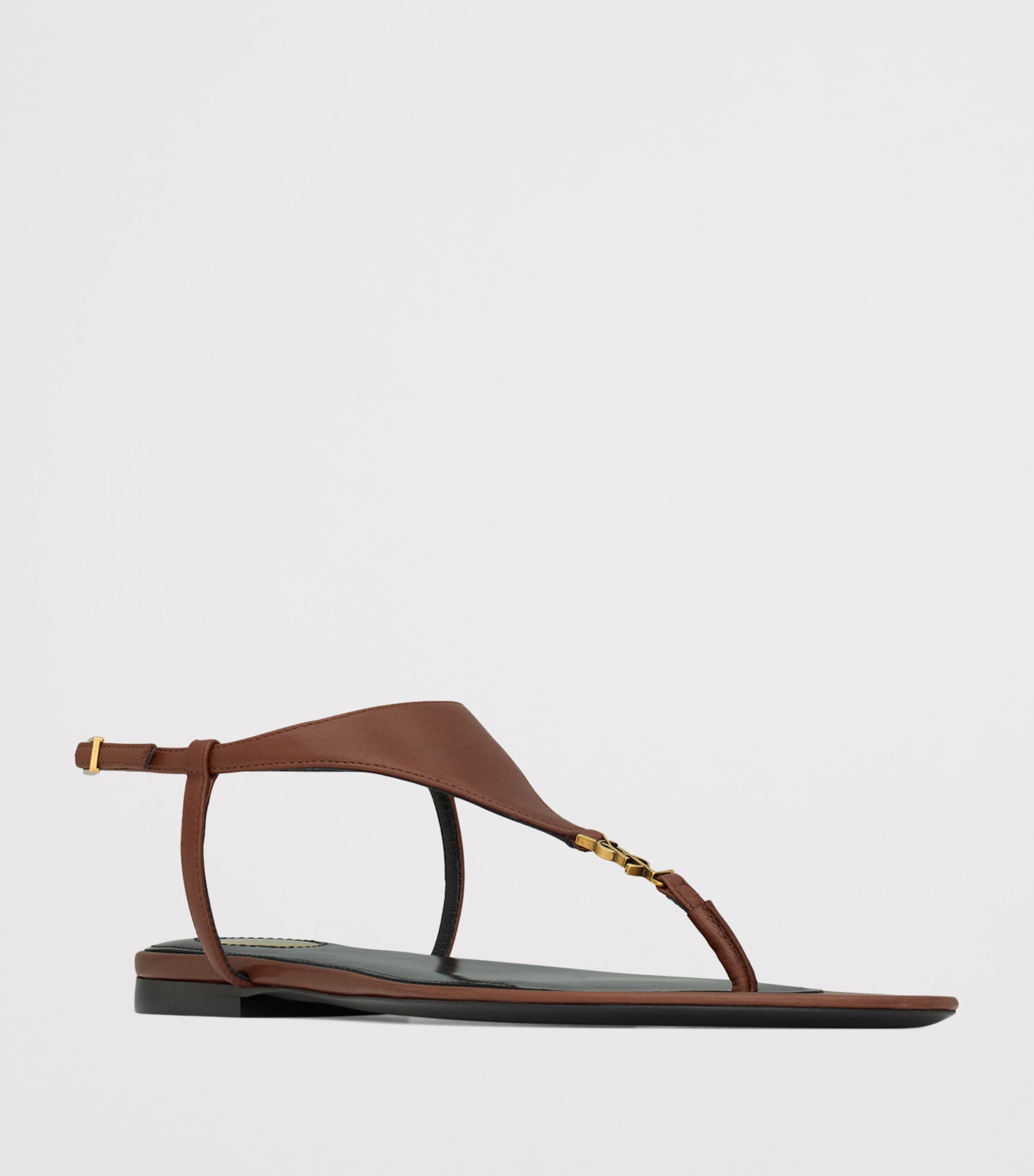 Leather Cassandra Logo Sandals 2603 Image 3