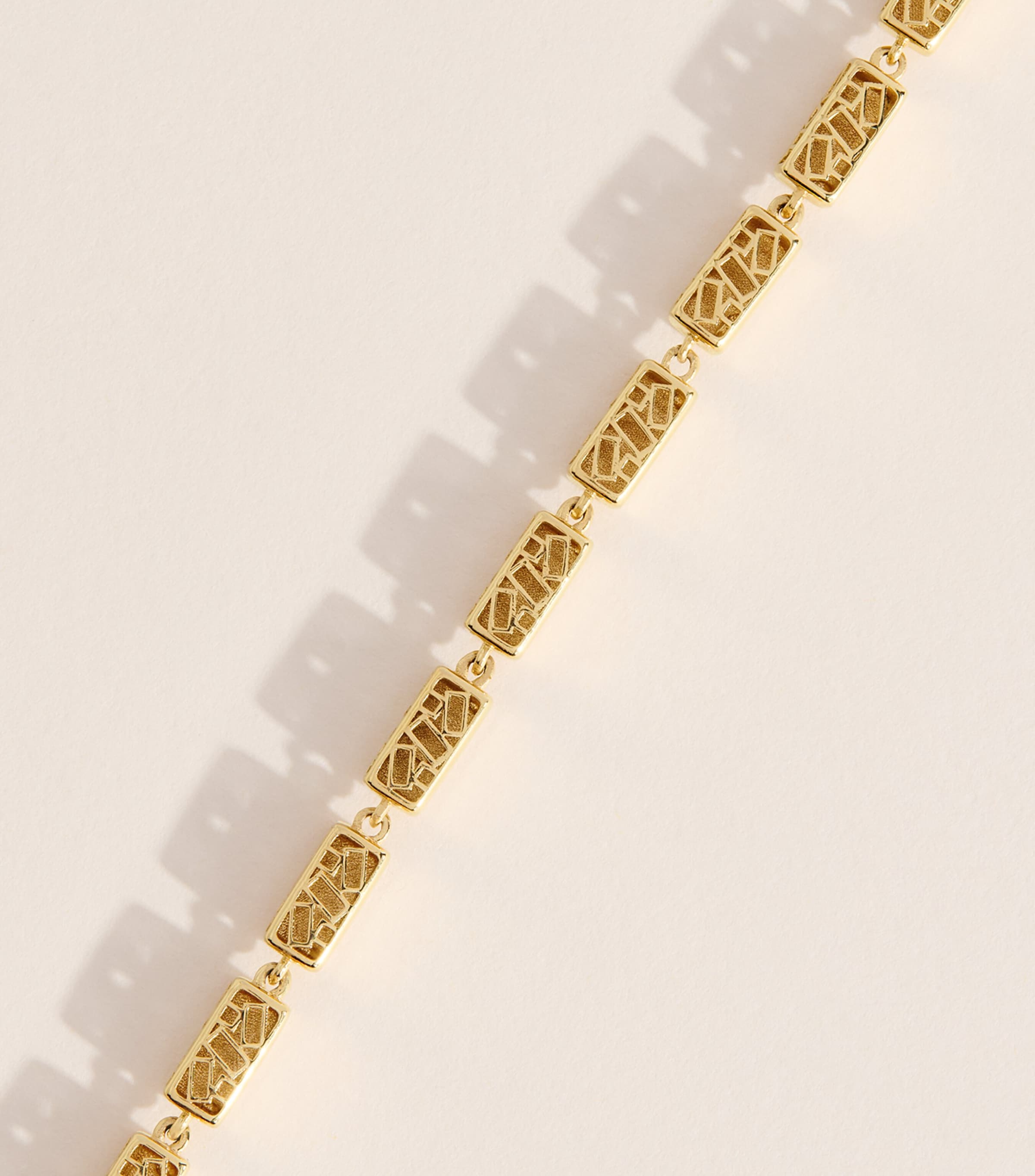 Suzanne Kalan Yellow Gold Thick Block-Chain Bracelet Yg/solid Image 3