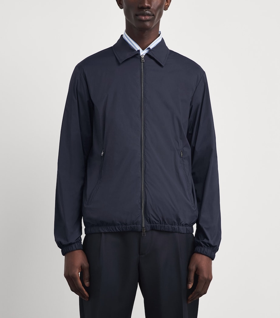 Stretch-Shell Bomber Jacket 9201 BLU NAVY Image 4
