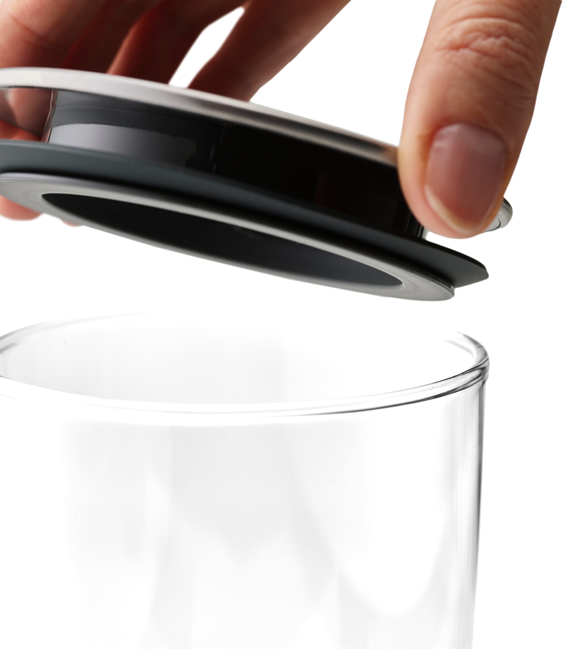 Joseph Joseph Glass Kitchen Jars and Stand (Set of 5) Glass Image 4