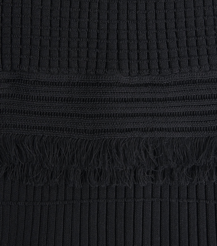 Rag & Bone Womens Distressed Ayan Tank Top Black Image 6