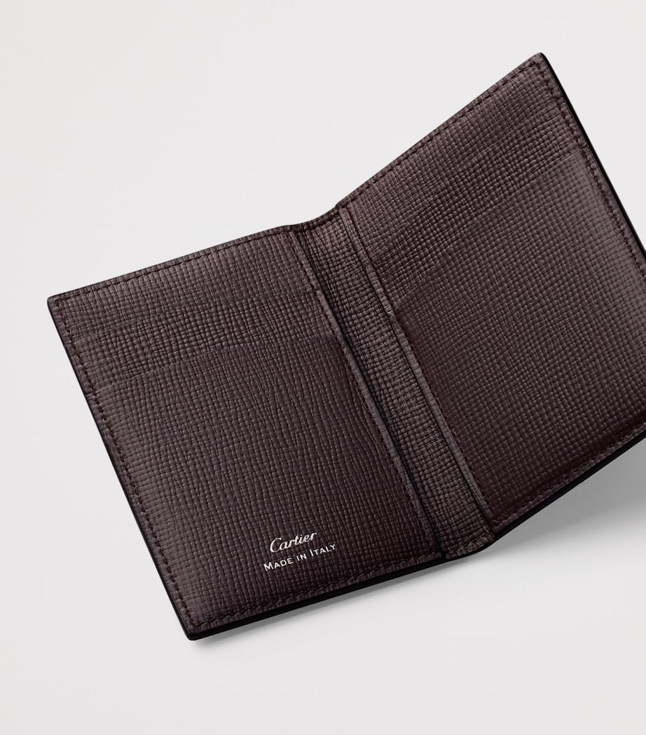 Cartier Leather Cartier Losange Card Holder Ebony Image 3