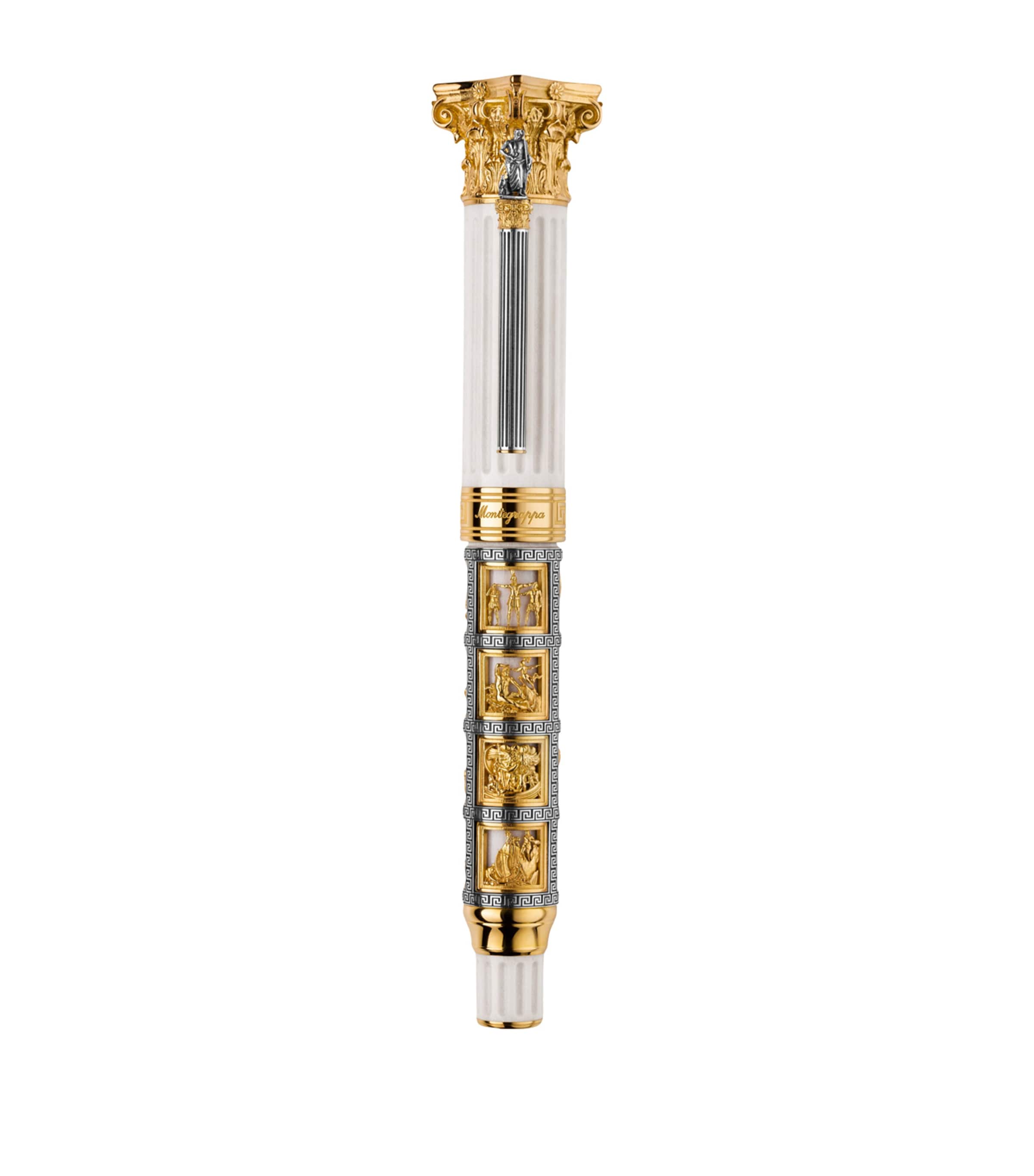 Odyssey Chapter I Rollerball Pen WHITE/GOLD/SILVER Image 3
