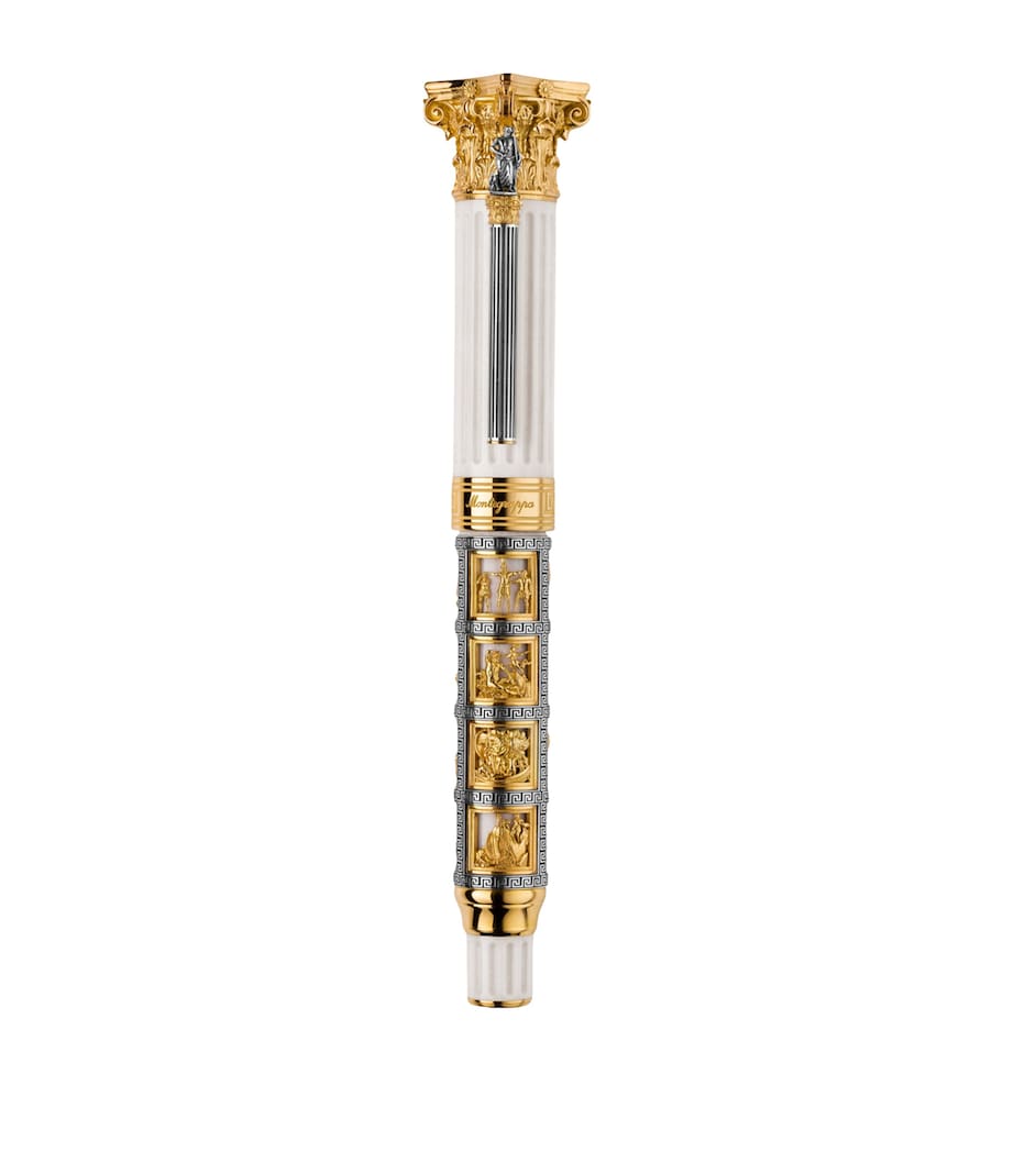 Odyssey Chapter I Rollerball Pen WHITE/GOLD/SILVER Image 3