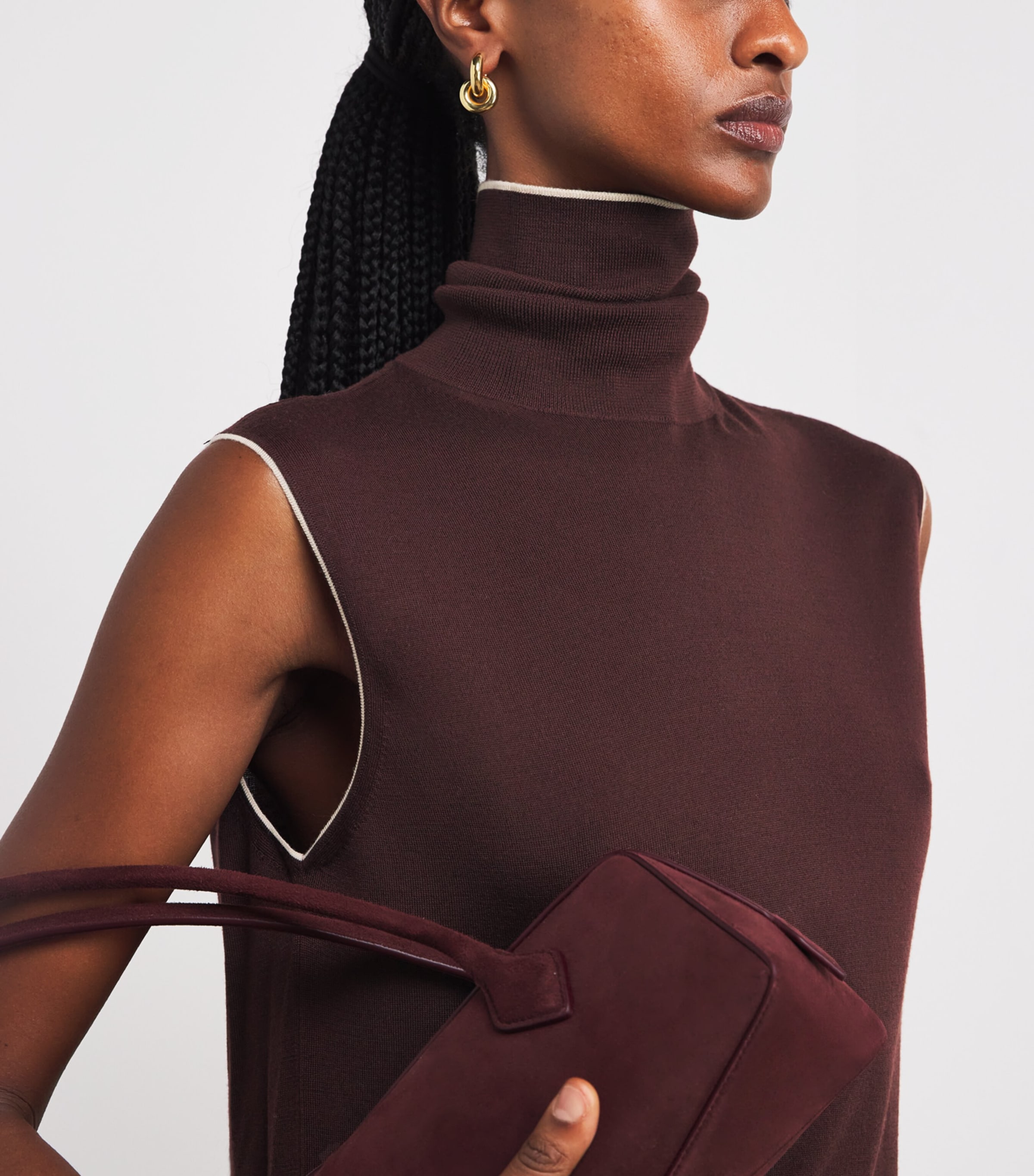 Wool Sleeveless Top MOSTO, SABBIA Image 6