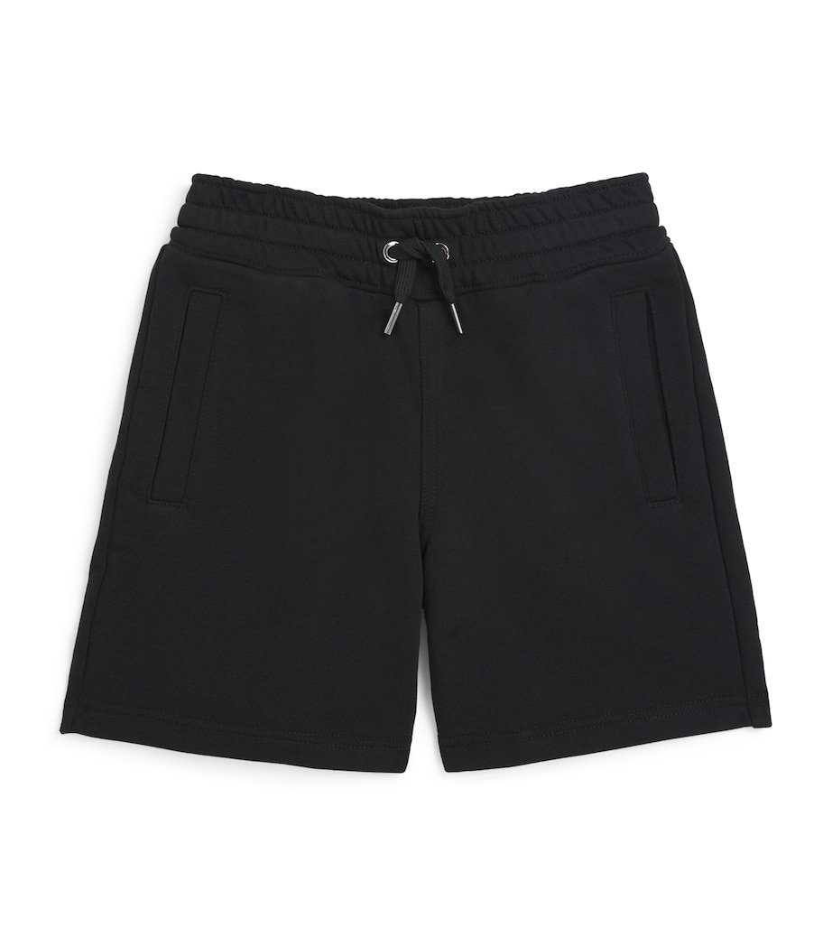 Givenchy Kids Cotton-Blend Embroidered Sweat Shorts (4-12+ Years) Black Image 1