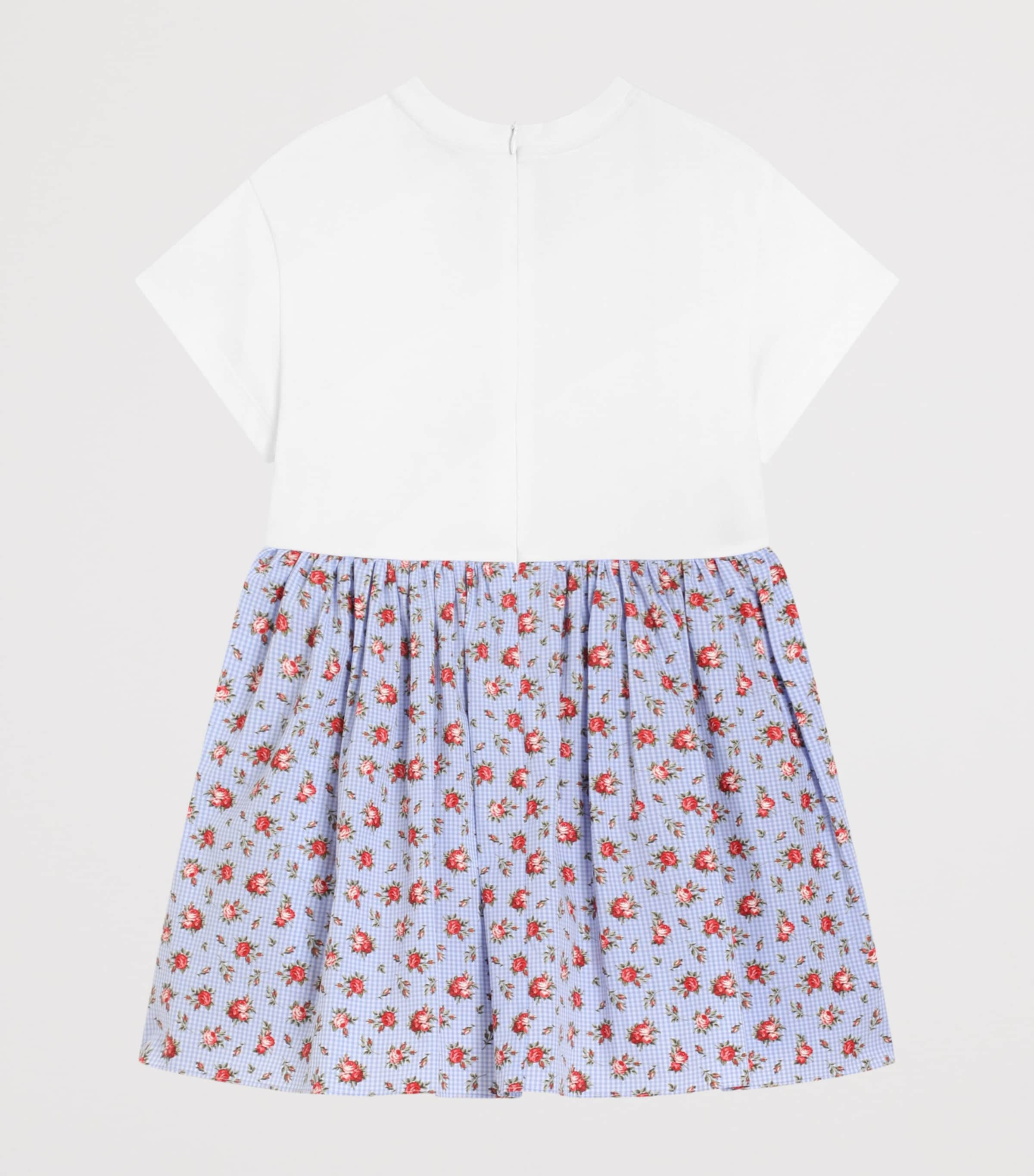 Dolce&Gabbana Kids Cotton Floral Dress (8-12+ Years) Combined Colou Image 2