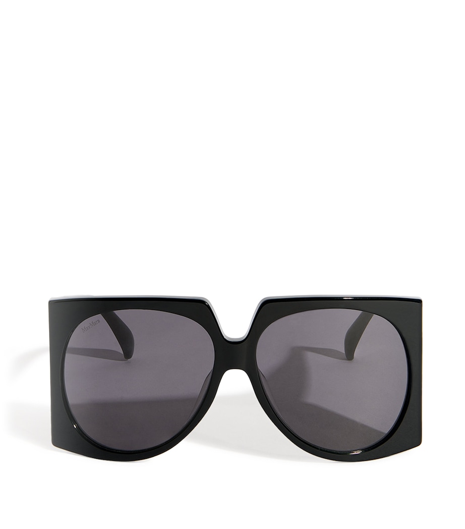 Oversized Anne Sunglasses BLACK Image 1