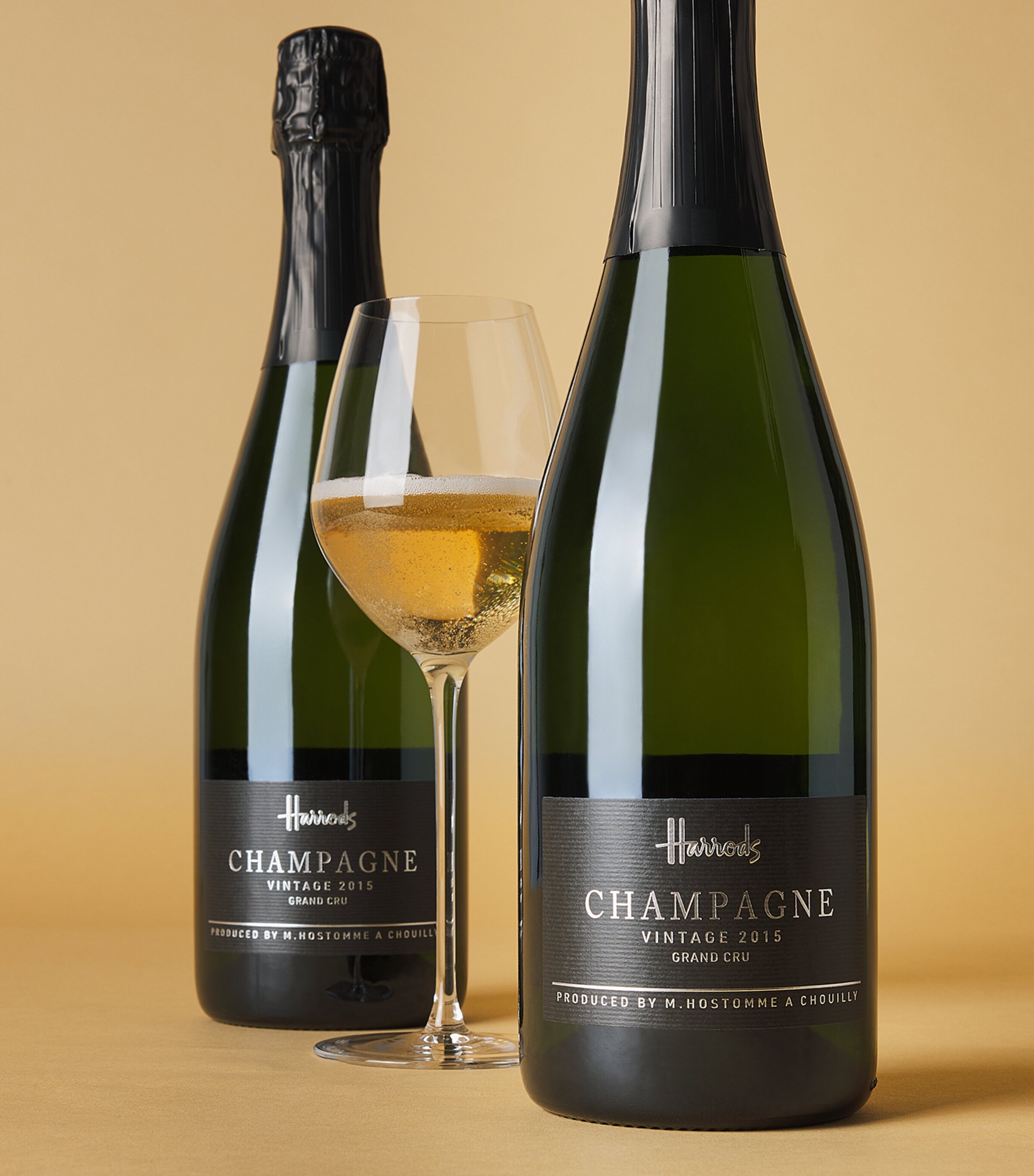 Harrods Blanc de Blancs Grand Cru Vintage Champagne 2015 Wine Case  (12 Bottles) - Champagne, France Image 4