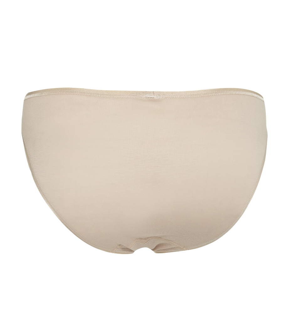 Cotton Seamless Mini Brief NUDE Image 3