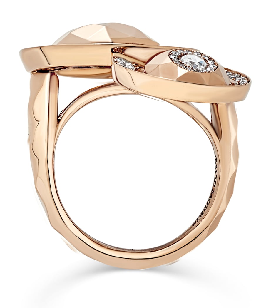 Rose Gold and Diamond Rose Cut Forever Ring Image 2