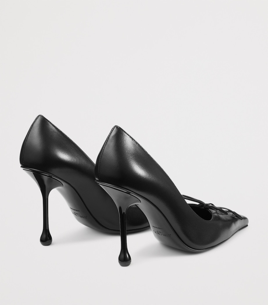 Scarlett 95 Leather Pumps BLACK Image 4