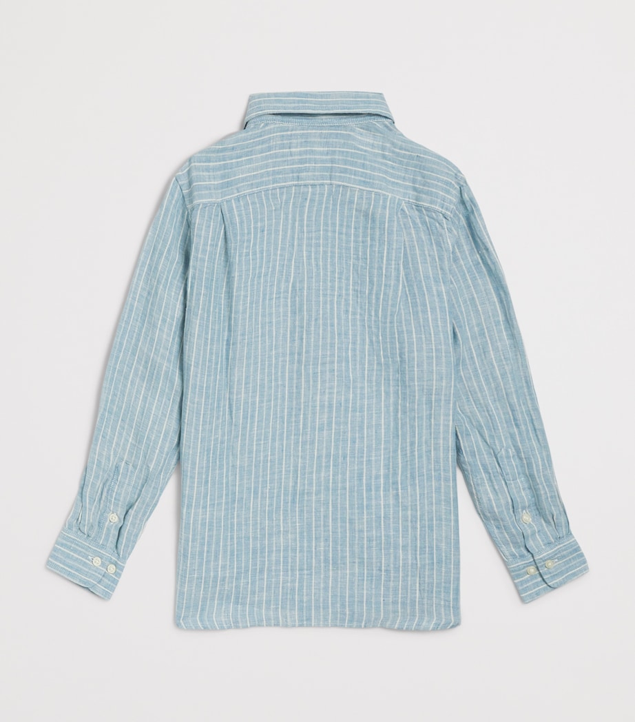 Ralph Lauren Kids Linen Stripe Shirt (2-7 Years) Image 2