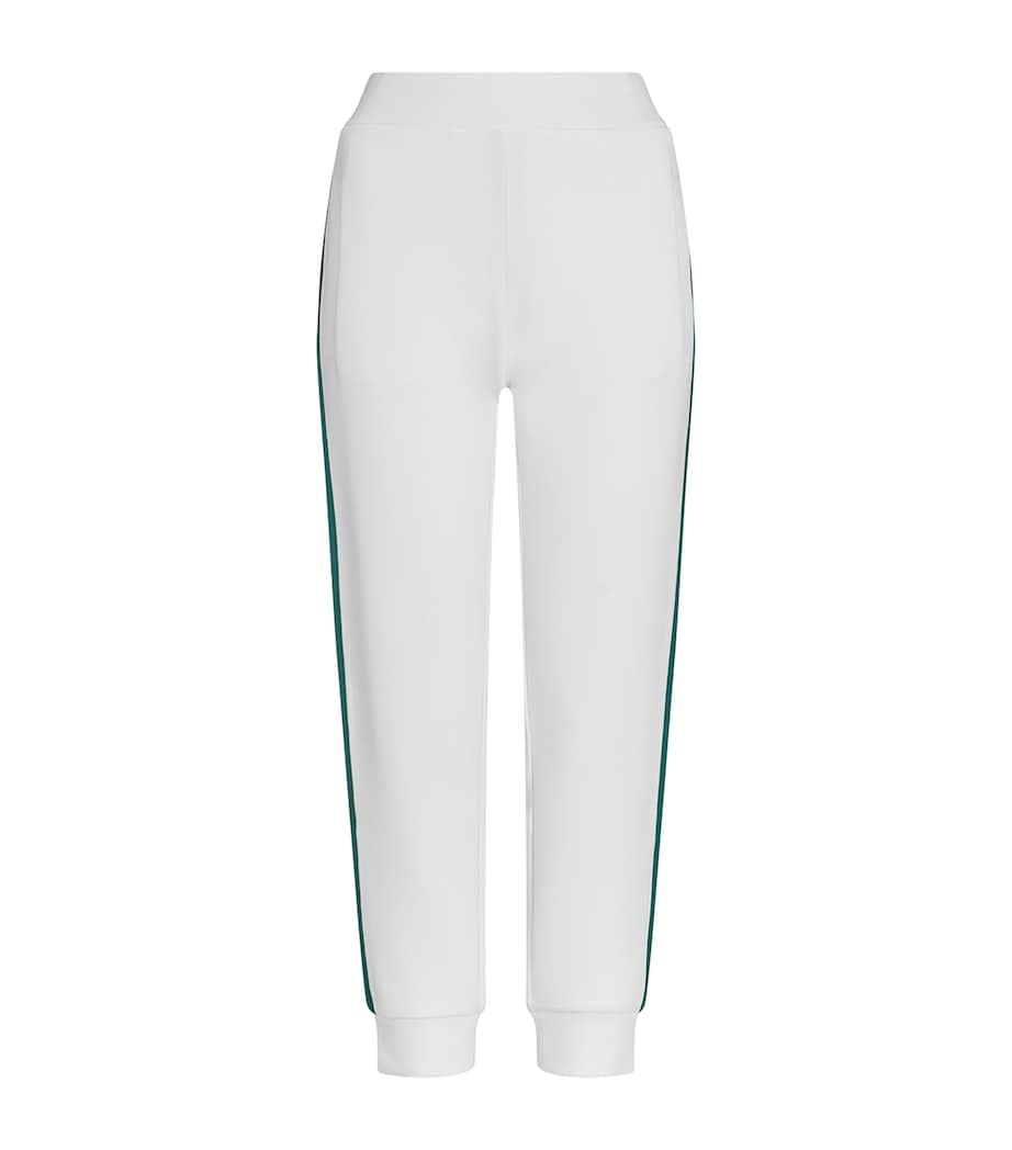 DoubleSoft The Slim Stripe Cuff Sweatpants WHITE/NAVY/FOREST Image 1