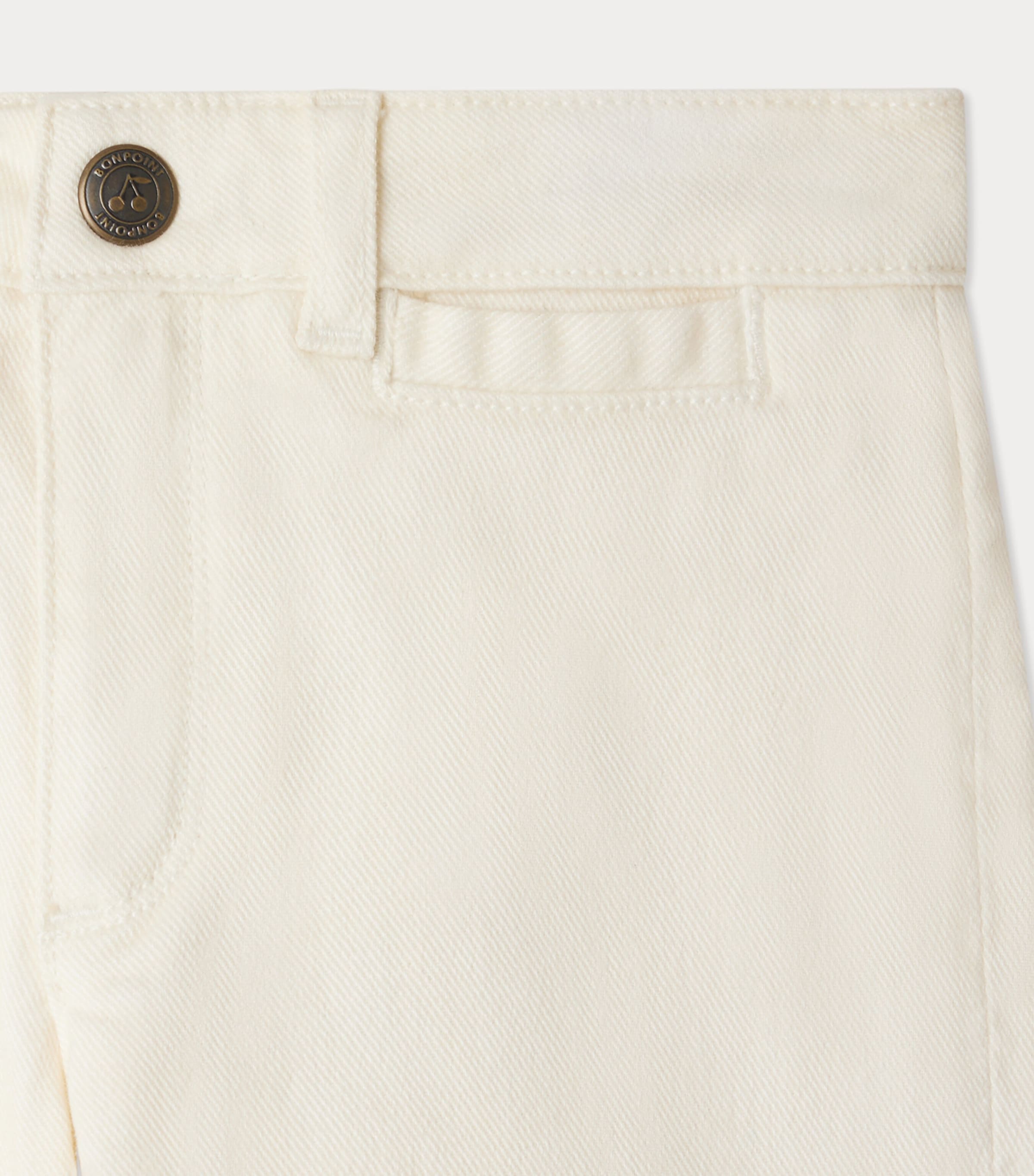 Retro Flared Jeans (14 Years) IVOIRE Image 3