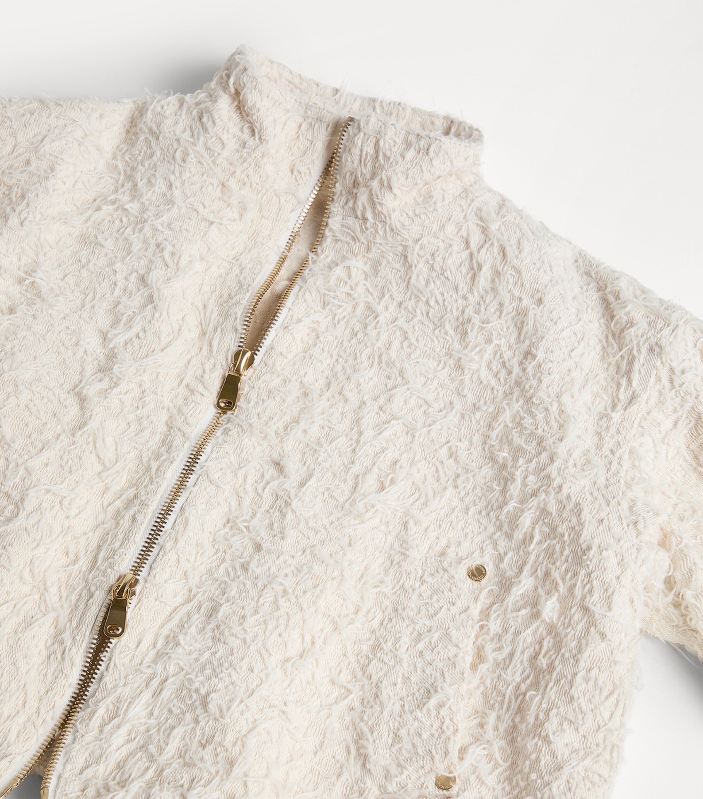 Brunello Cucinelli Kids Cotton Zip-Up Jacket (4-6 Years) Image 3