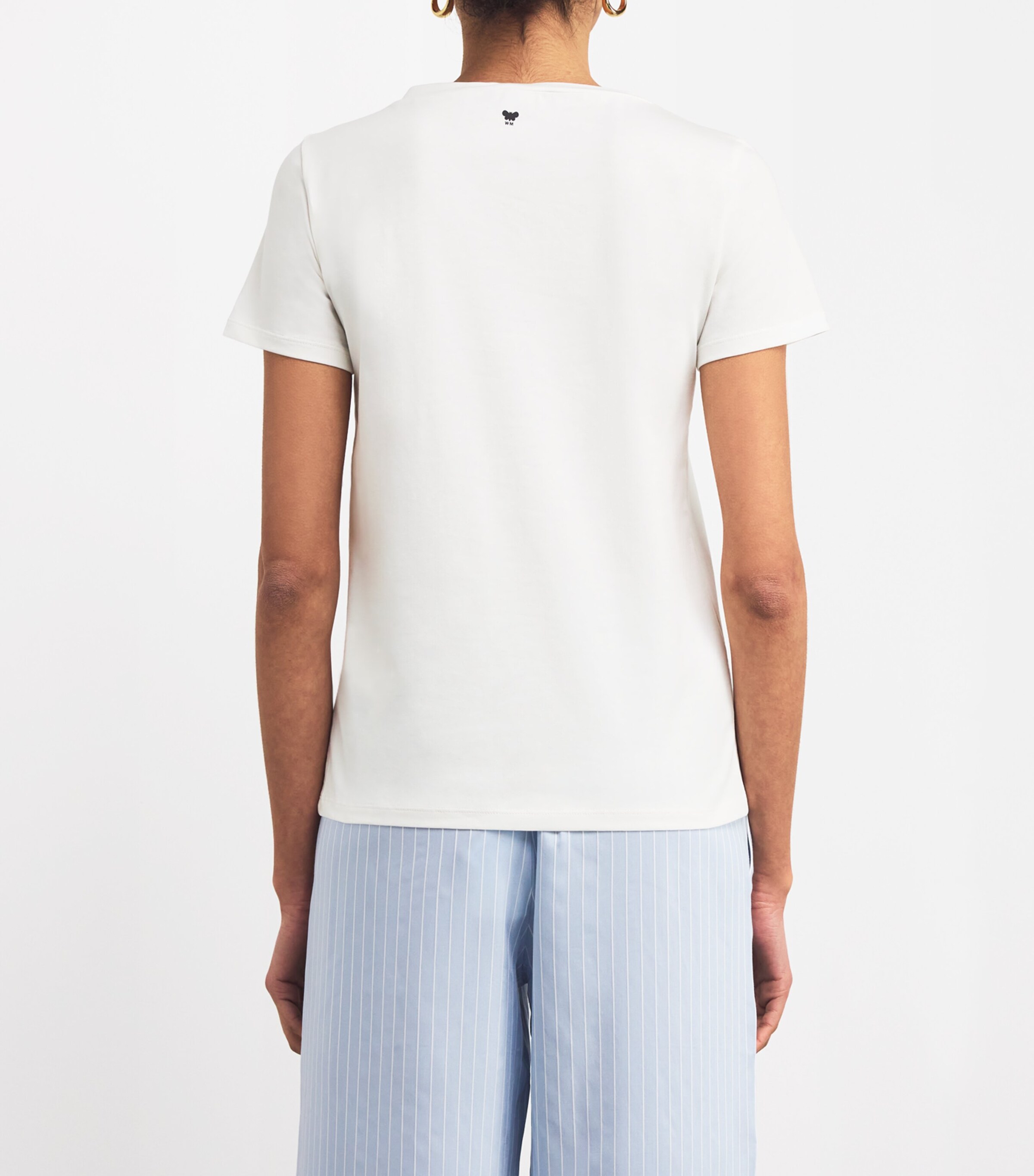 Cotton-Blend T-Shirt WHITE Image 4