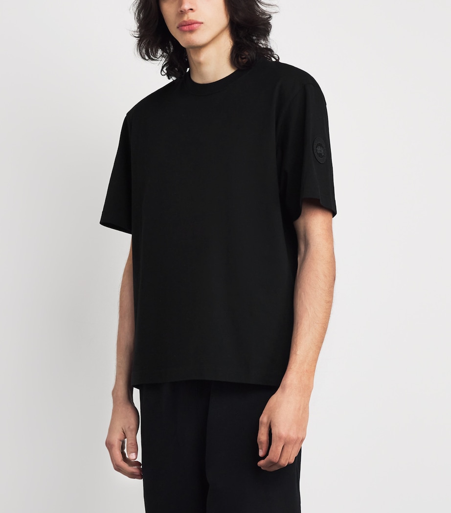 Canada Goose Mens Organic Cotton Novo T-Shirt Black Image 3