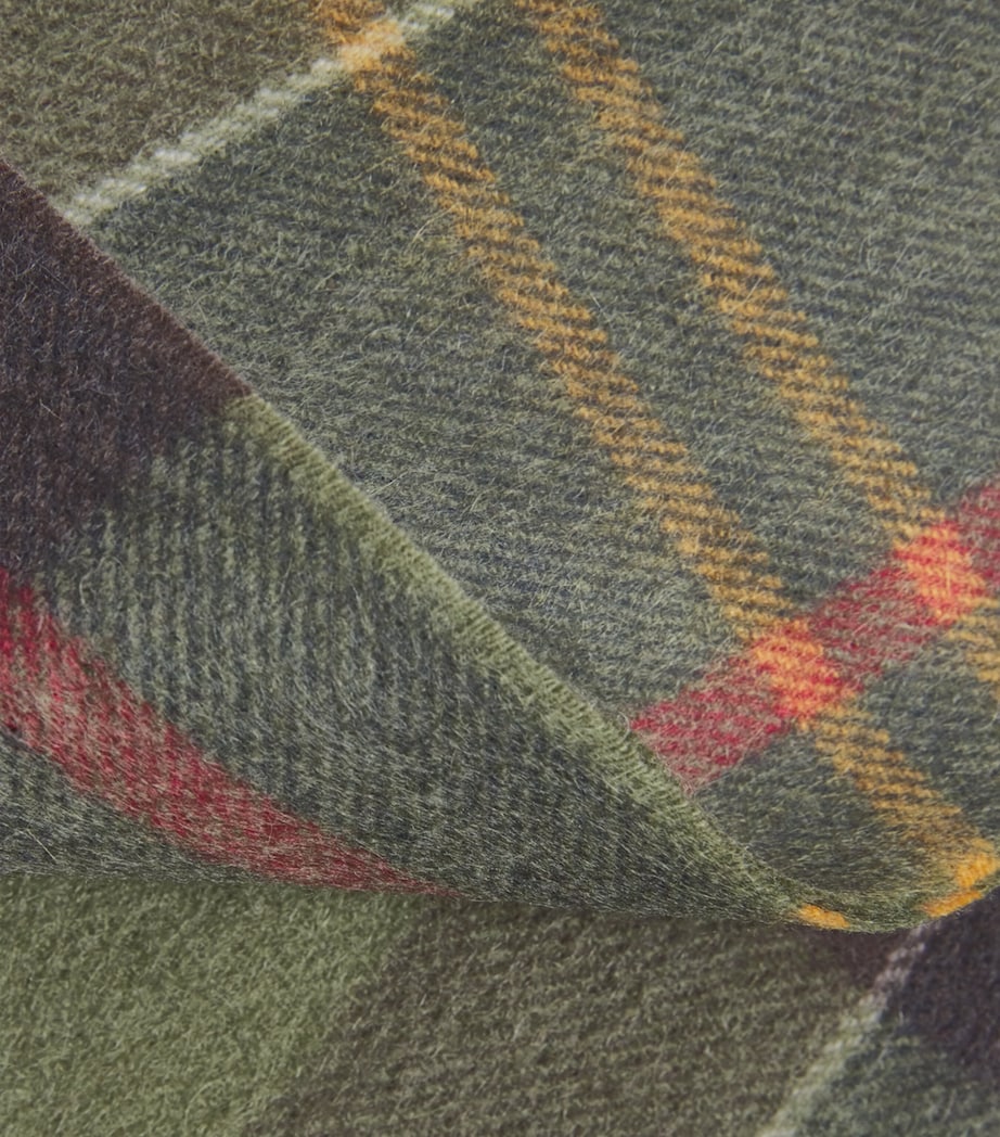 Barbour Cashmere Tartan Scarf Classic Tartan Image 2