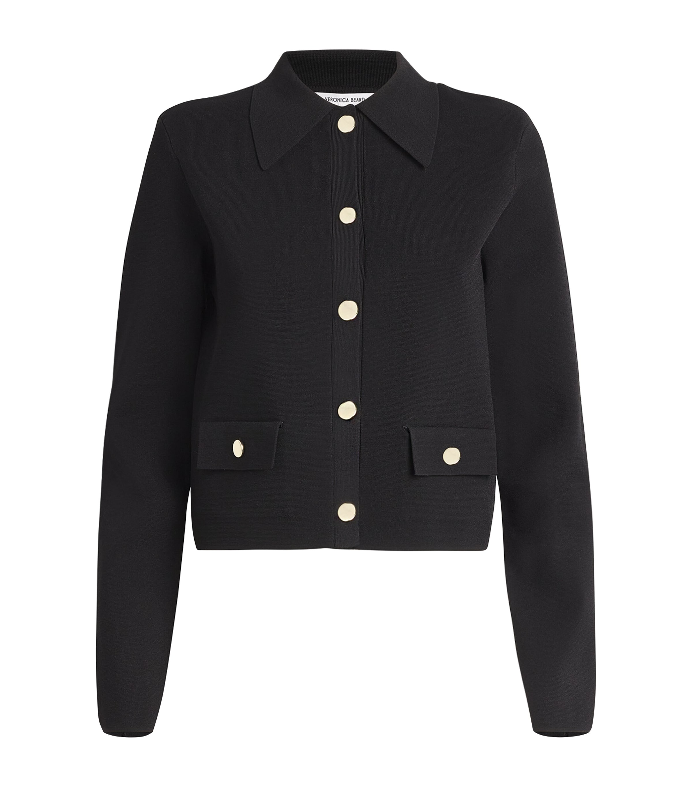 Stretch-Knit Katia Jacket BLACK Image 1