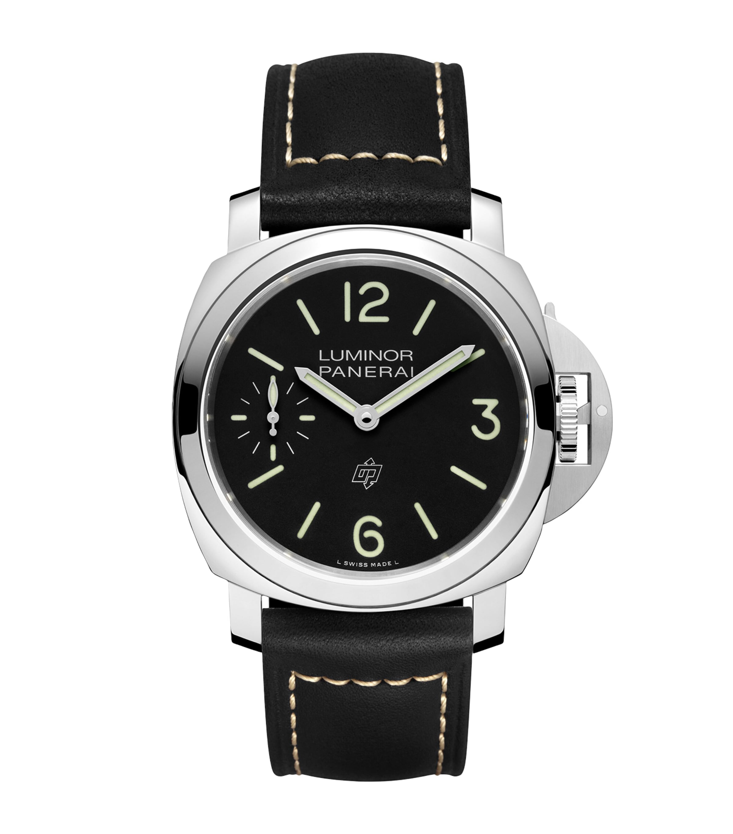 Panerai Stainless Steel Luminor Watch 44mm Black Image 1