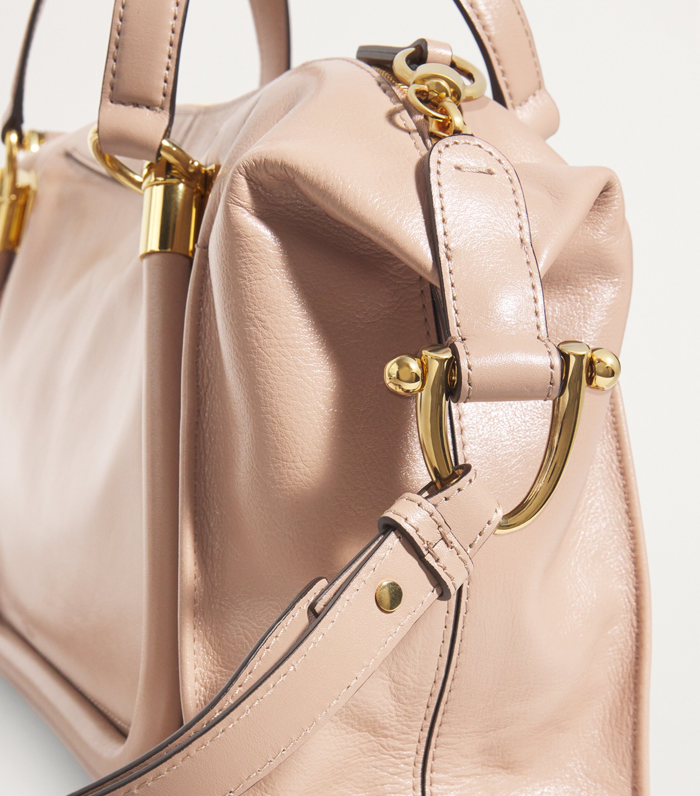 Chloé Leather Paraty 24 Shoulder Bag | Harrods US