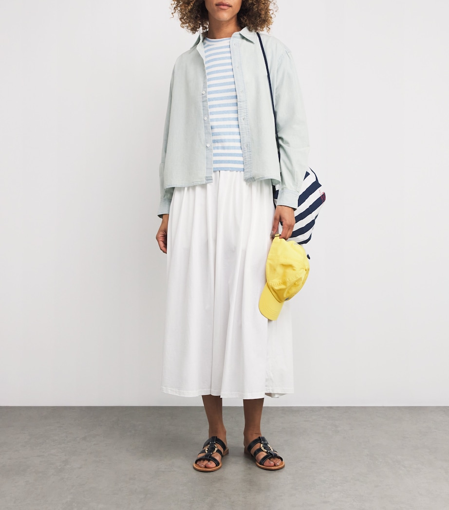 Cotton Polo Pony Shirt LIGHT/PASTEL BLUE Image 2