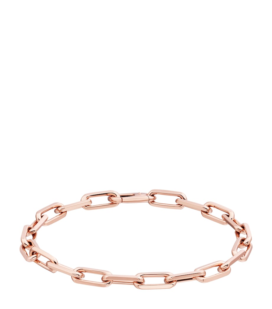 Medium Rose Gold Santos de Cartier Chain Bracelet ROSE GOLD Image 1