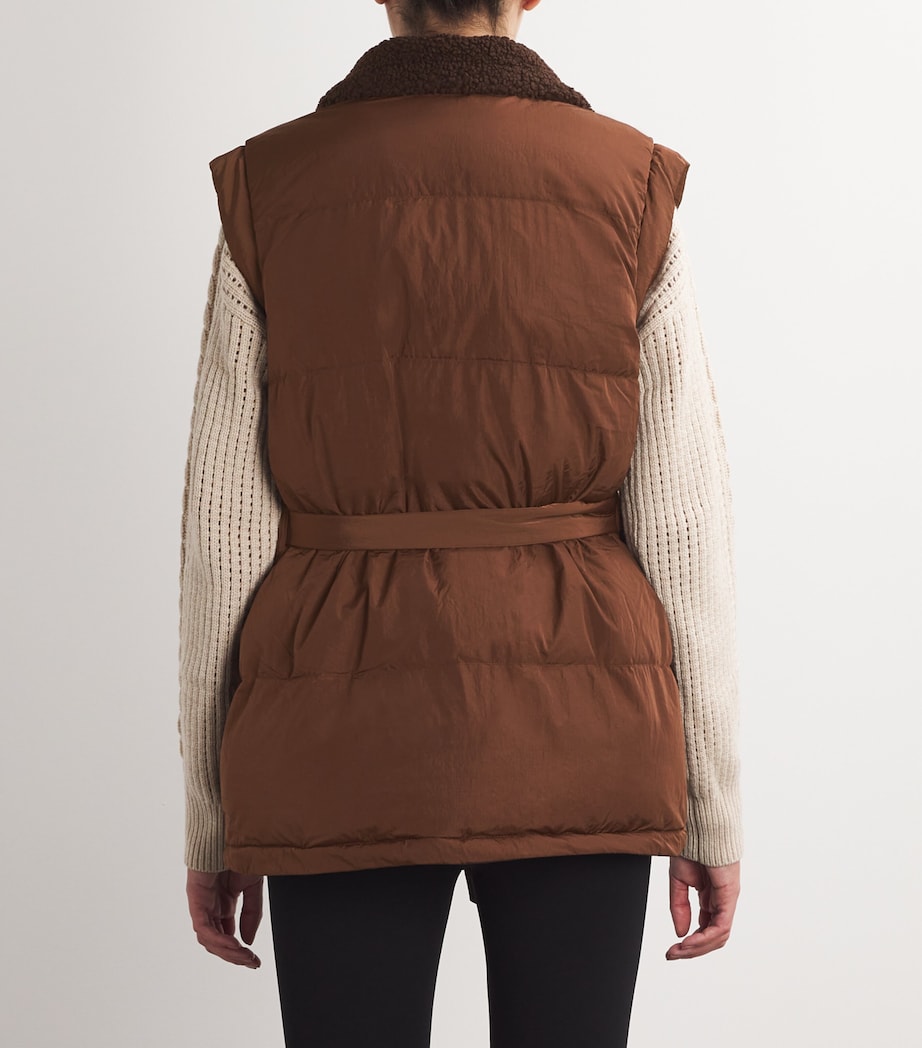 Varley Womens Lanville Reversible Gilet Chstnt/cfee Bn Image 4