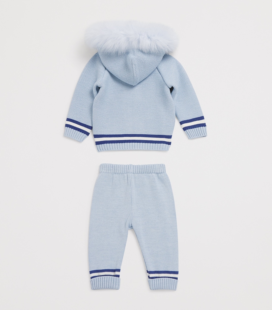 Knitted Sweater and Trousers Set (1-24 Months) OMUTA Image 2
