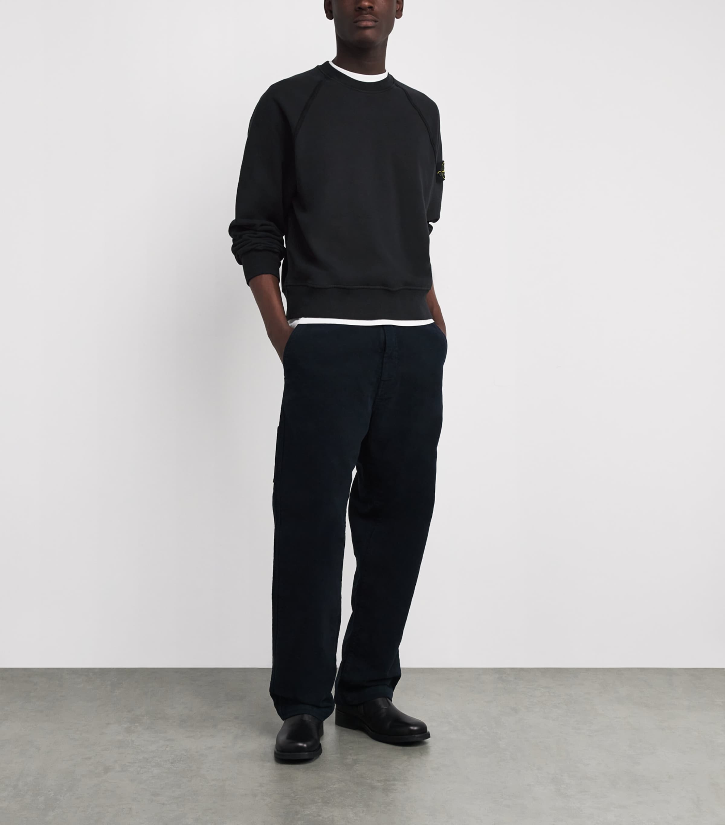 Cotton Compass Logo Sweatshirt V0029 Image 2