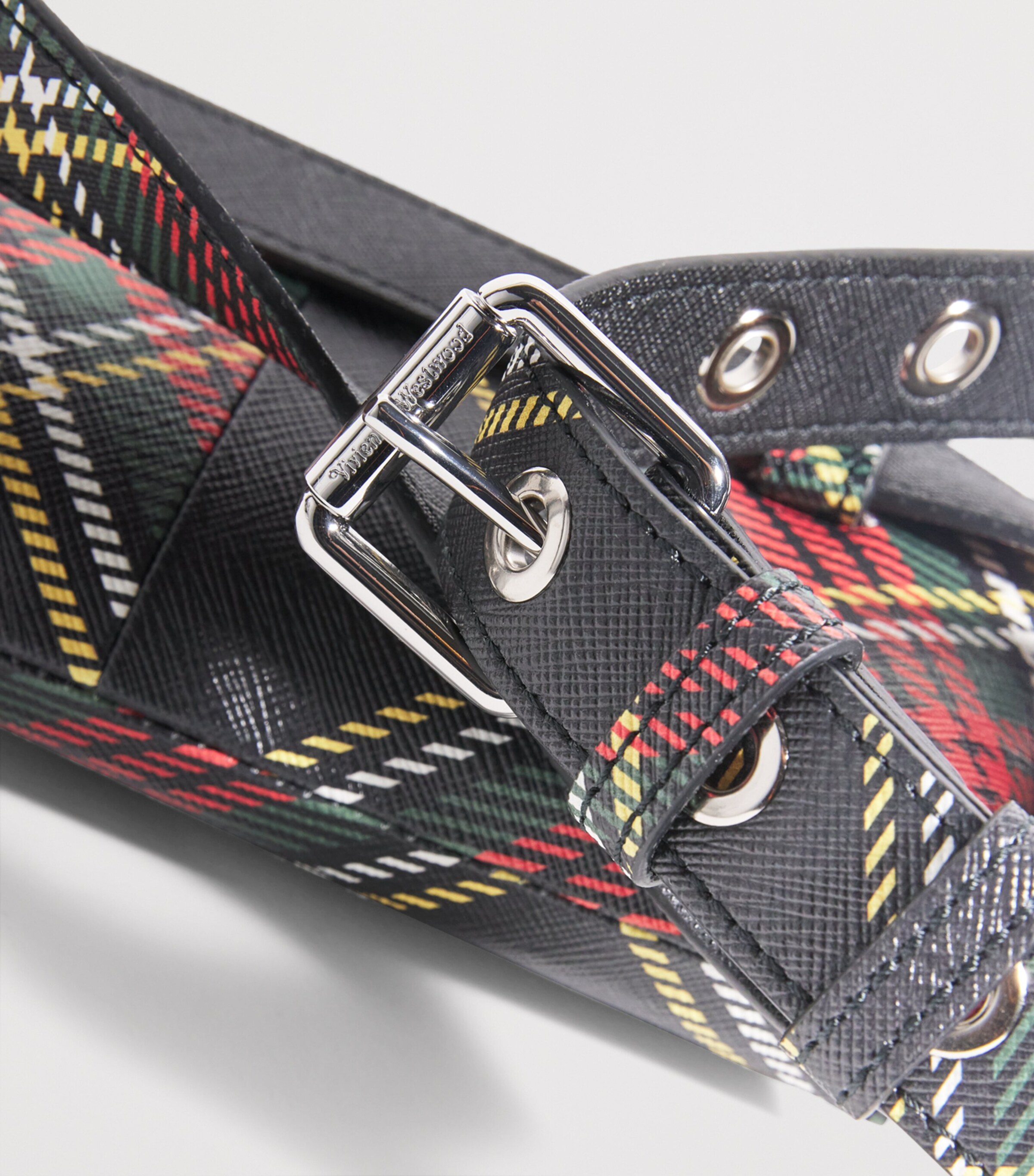 Vivienne Westwood Multi Pouch Belt Bag Chelsea Tartan Image 6