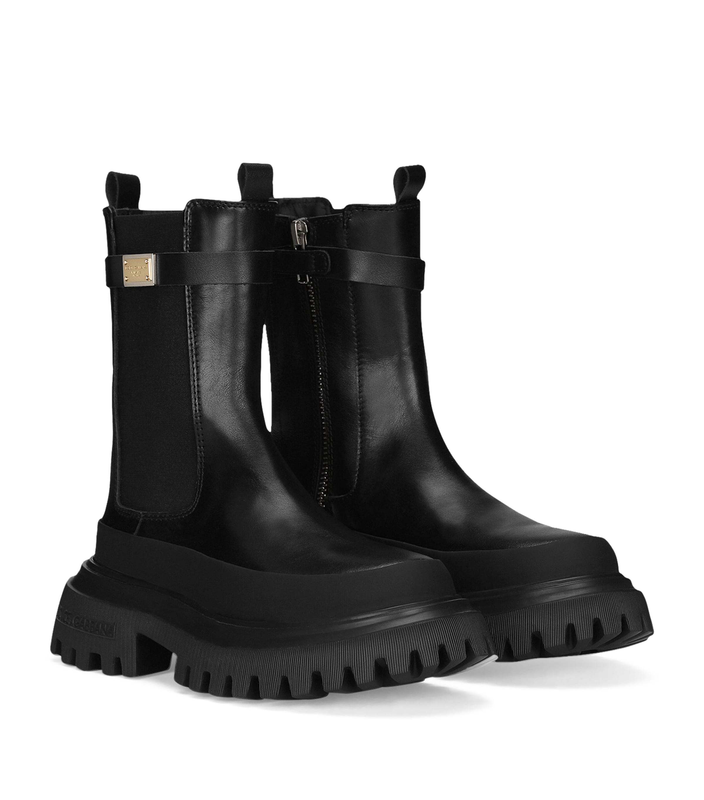 Chunky Chelsea Boots 80999-BLACK Image 4