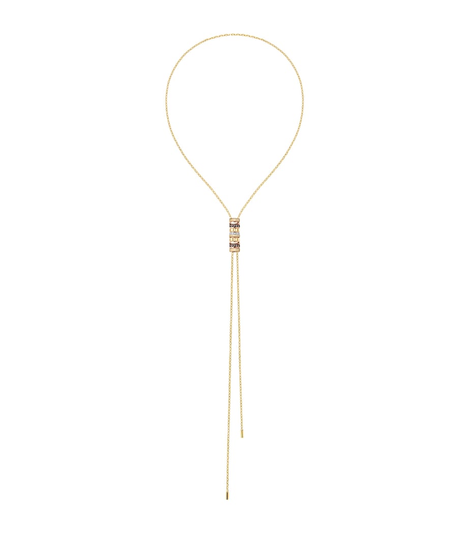 Yellow Gold and Diamond Quatre Classique Tie Necklace YELLOW GOLD Image 1
