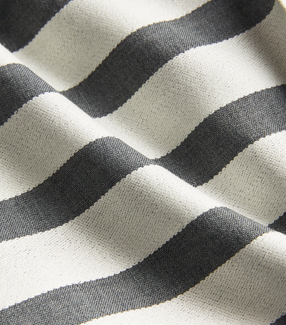 Wool 4-Bar Stripe Tailored Trousers MED GREY Image 6