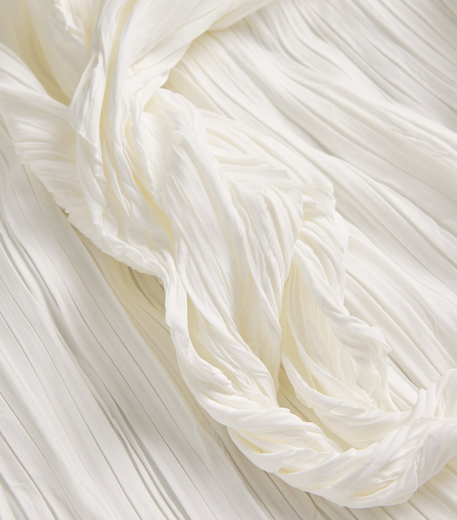 Wrinkled and Twisted Midi Skirt 05 Image 5