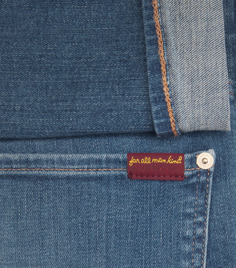 Cuffed Relaxed Skinny Jeans RETRO FADE WITH Image 5