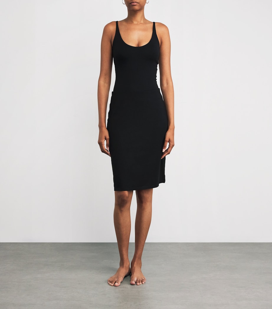 Smooth Layers Midi Skirt OBSIDIAN Image 2